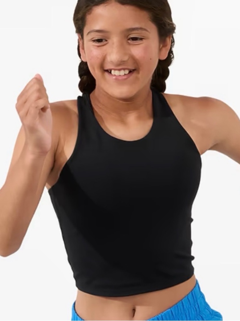 Athleta Girl Black Sports Bra Top